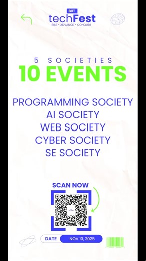 TechFest on Instagram: "🚀 Get Registered: TechFest 2025 is LIVE! The future of innovation is on stage, and registrations are officially open for TechFest 2025! 💡✨ Don’t just watch the revolution—be a part of it! Join us for three days of cutting-edge tech, thrilling competitions, expert talks, and non-stop networking. Ready to secure your spot? Visit our registration desk right now for an in-person sign-up! Fill out the quick online form (link in bio!) and jump straight into the action. Ignite