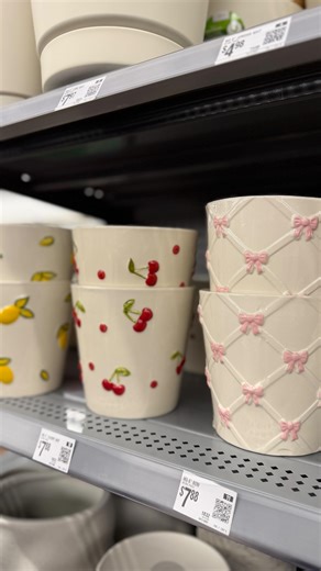 🎀 NEW cute planters just landed and I’m obsessed! Pick from bow, cherries, or lemon - all adorable and under $8! And how fun is the little cowboy hat planter?! 🤠 So perfect for spring! Link in bio to check availability ($7.88–$11.97) #walmart #planters #plantlover | Walmart Gems