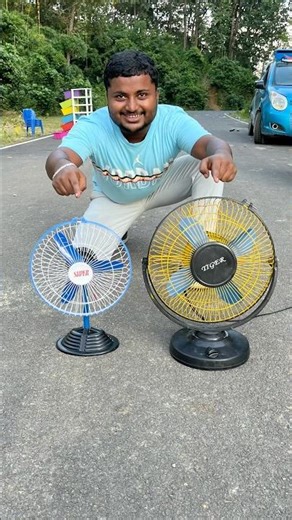 Mini Fan vs Big Fan Unboxing 😱 | Powerful Air Test 🔥