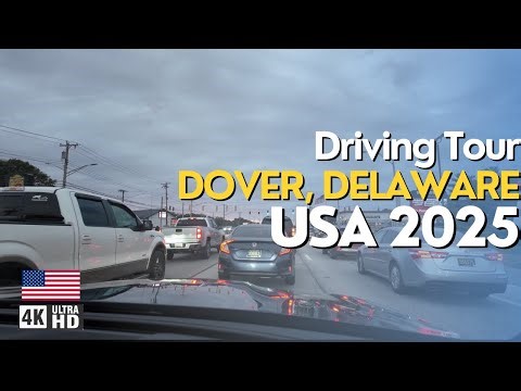 Driving Tour of Dover, Delaware USA