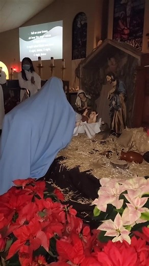 The savior is born! Merry Christmas! ¡Ha nacido el salvador! ¡Feliz Navidad! | St James the Less Roman Catholic Church