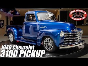 1949 Chevrolet 3100 5 Window Pickup Restomod For Sale Vanguard Motor Sales #6802