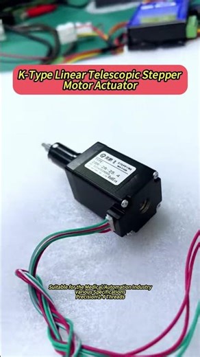 K-Type Linear Telescopic Stepper Motor Actuator #stepper_motor #cnc #cncmill #electricmotor
