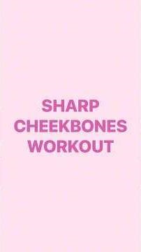 💗 Save this 2Min Sharp Cheekbones Workout! 💗