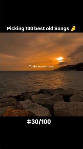 Title: Yeh Shaam Mastani 🤍✨ #gana #oldsong #hindisongs #ytshorts #youtube #viralvideo #shortvideo