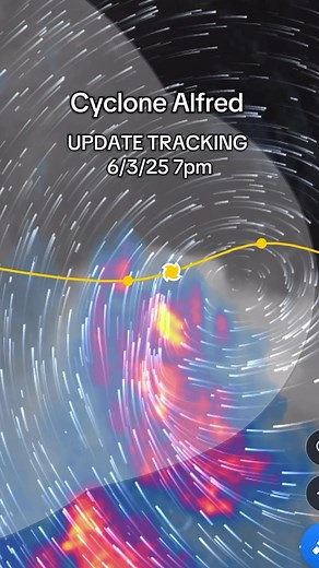 Cyclone Alfred Update: Track Map as of 6/3/25