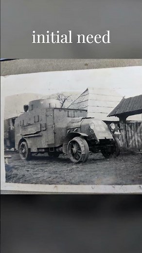 The German 11 Ton Armored Monster Car from WW1 - Daimler M1915 #armor #WW1 #history