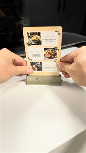 5-minute printing of Christmas menu with eufyMake E1 UV printer #shorts #diy #creative