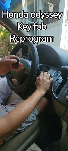 Honda odyssey Key fob Reprogram