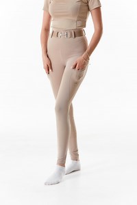 Beige Colour Women's Horse Riding Leggings Tights With Snaffle Bit Belt Silicone Grip Equestrian Style - Etsy Canada