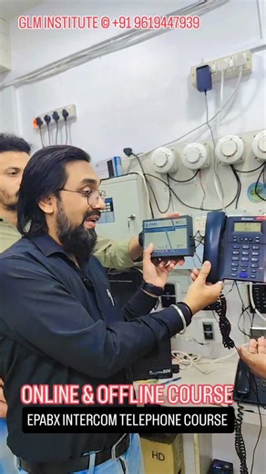 GLM INSTITUTE on Instagram: "EPABX INTERCOM TELEPHONE COURSE | PABX course| telephone Operator course +91 9619447939"