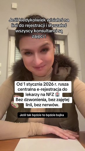 Centralna e-rejestracja do lekarzy NFZ od 2026 roku