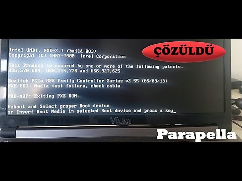 (ÇÖZÜLDÜ)PXE-MOF: Exiting PXE ROM, PXE-E61: Media Test Failure Hatası ve Çözümü