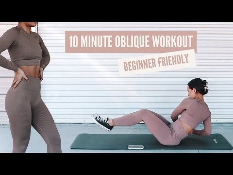 10 Minute Oblique Workout | basics for beginners!