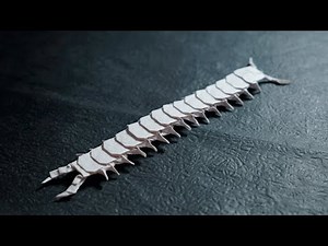 Easy Origami Centipede Tutorial: Simple Paper Bug! | Henry Pham