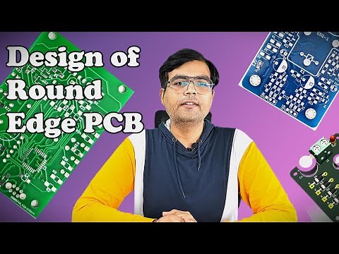 Making of Round Edge PCB Using Kicad