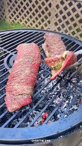 Stuffed Steak!! 🥩🔥 | Over The Fire Cooking by Derek Wolf