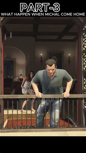 WHAT HAPPEN WHEN MICHAL COME HOME 3 #gta #shorts #viralshort #youtubeshorts