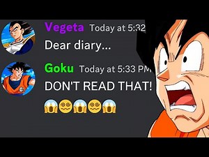 If Vegeta STOLE Goku's DIARY But It Gets Even Crazier