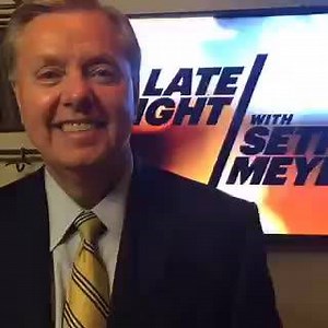 Don't miss Late Night with Seth Meyers tonight! | Lindsey Graham