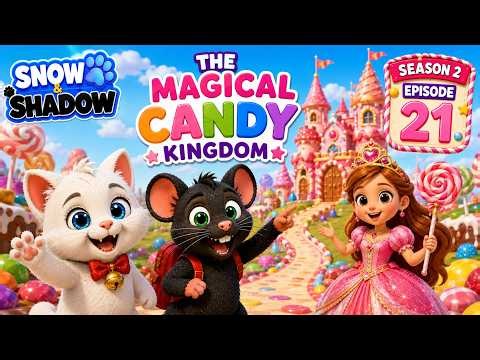 🍭 Snow & Shadow | The Magical Candy Kingdom | Season 2 Episode 21 | Kids Cartoon