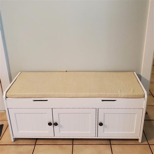 Shoe Bench With Lift Top Storage | Entryway Storage Bench With Cushioned Seat | Wooden End of Bed Bench | Hidden Storage Cabinet - Etsy