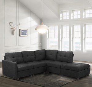 Watch Modular Sectional sofa couch set - easy to set together on Amazon Live
