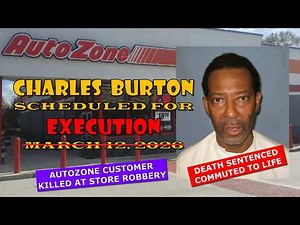 Scheduled Execution (03/12/26): Charles Burton – Alabama Death Row – Murder of Douglas Battle