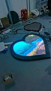 heart led screen display #diy #screen #display #panel #media #ledscreen #leddisplay #ledwall #billboard #sign #pole #lighting #tech #fashion #design #electronic #factory | Apollomi LED Screen Display Factory