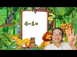 TOÁN FINGER MATH NHẬT CHO BÉ: Bài 2: Cộng trừ phạm vi 1,2,3,4 | Toán tư duy cô Phương Trần.