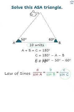 ASA Made Easy: Full Triangle Solution