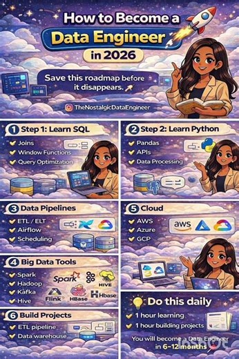 🚀 Data Engineer Roadmap for 2026