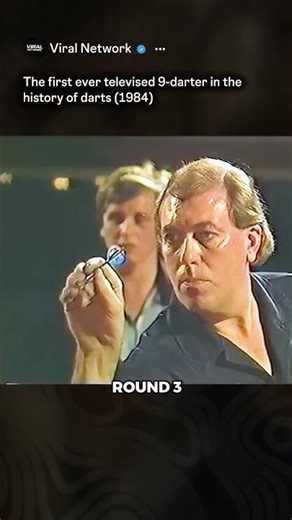 The First Perfect Game in TV History (9 Darts) 🎯 #shorts
