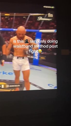 UFC 324: Hilarious Waistband Method After the Fight