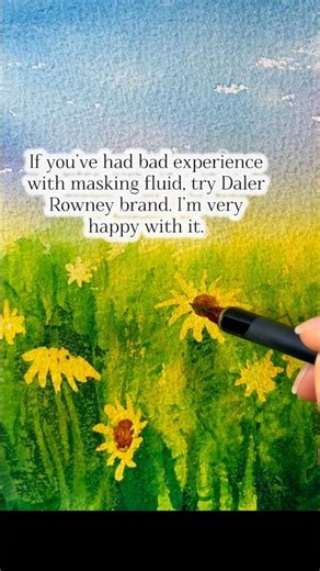 Beginner Watercolor Techniques to paint flowers🌻