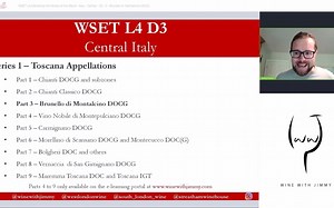 WSET Level 4 Diploma Tuscany 🍷 Brunello Di Montalcino