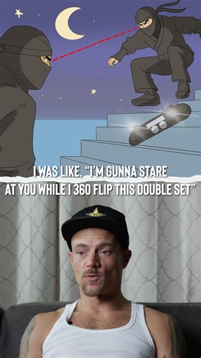 Blind Ninja Training 360 Flips w/ Chris Joslin