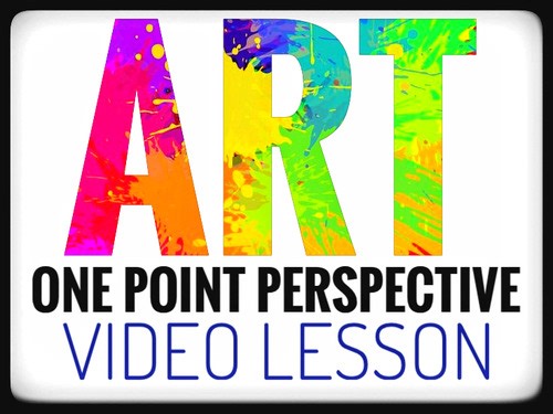 Visual Art Tutorial. Video Art Lesson. One Point Perspective Drawing
