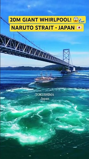 World’s Largest Whirlpools! 🌊😱 | Naruto Strait Japan Cruise 🇯🇵 | 20m Giant Vortex