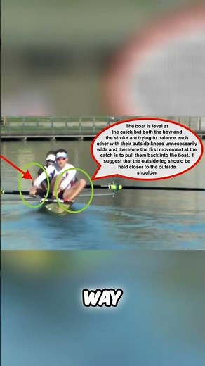 Rowing Technique: Analyzing Boat Balance and Knee Position