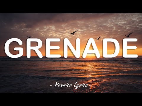 Grenade - Bruno Mars (Lyrics) 🎶