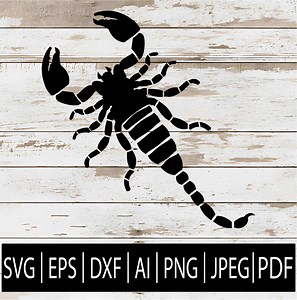 Scorpion Silhouette SVG | Tribal Scorpion Clipart for Cricut Laser, Sub, Cnc, Tattoos | Scorpio Zodiac SVG Cut File | Eps Dxf Png Jpd Pdf Ai - Etsy Australia