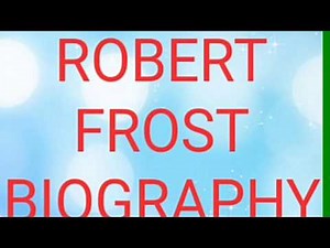 Robert Frost biography