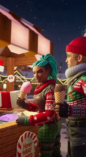 Christmas Minecraft serve cones while Fortnite argue over sprinkles
