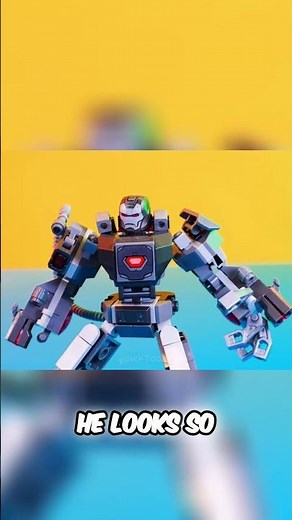 Lego Iron Man War Machine: Epic Build and Sahurik Shooting Action! #shorts