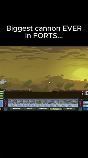 big cannon go boom | Hex Cannons mod in Forts #forts #cannon
