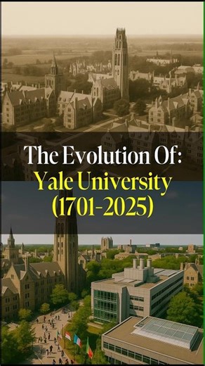 The Evolution of Yale University 🎓🔵 #Yale #YaleUniversity #IvyLeague #CollegeHistory #Education