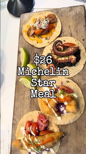 CHEAPEST MICHELIN STAR MEAL IN THE USA is Holbox Los Angeles, California