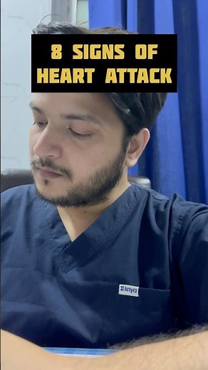 8 Signs Of Heart Attack #doctor #heartattack #advice #shorts