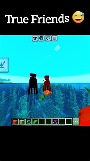 Bro Stole the Block While Drowning 😭😂#shorts #minecraft #enderxlegend #trend #trending